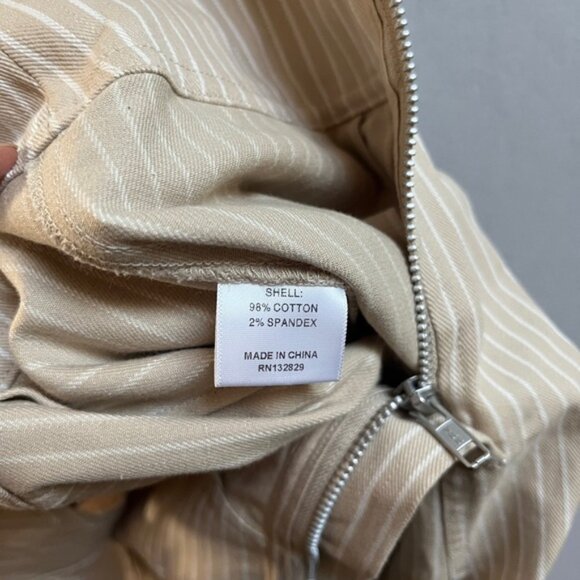 Tularosa Revolve Nora Jumpsuit in Almond Stripe Sz S - Picture 15 of 15